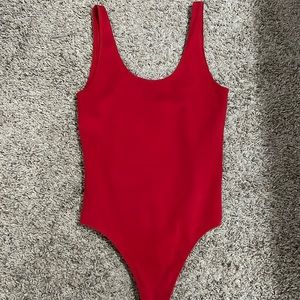 Wilfred Free red bodysuit